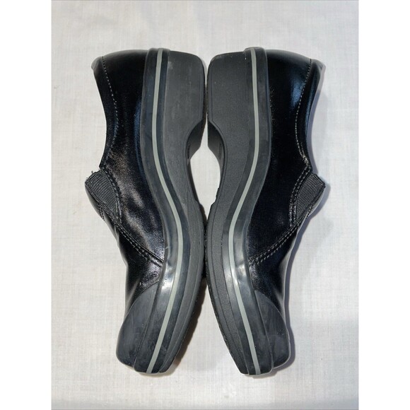 Dansko Vegan Women’s Nursing Shoes Sz 38 U.S. 7 M Black Fabric Coating Hospital - Picture 5 of 12